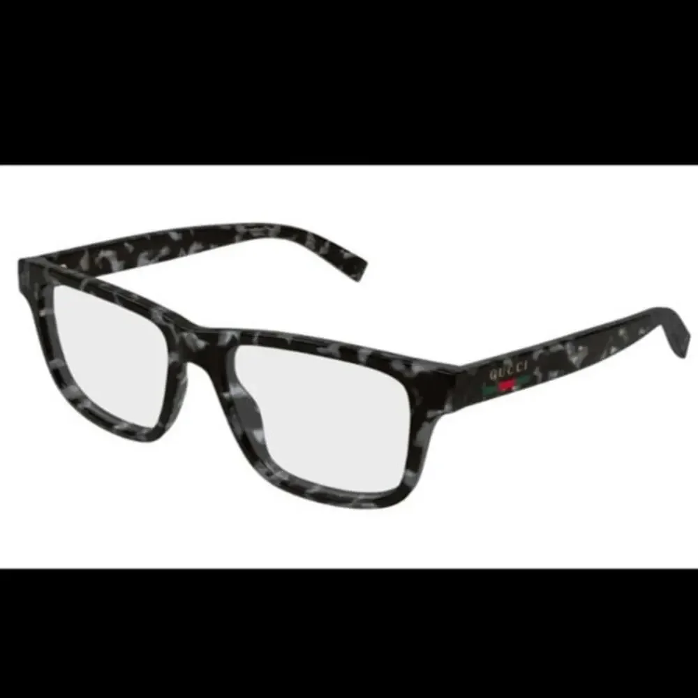 Gucci Eyeglasses GG1987O 003 Grey Tortoise Rectangle Frames Glasses Full Set 54m